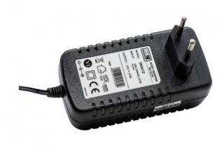 Napájecí led zdroj 12V 36W MW do zásuvky plastový